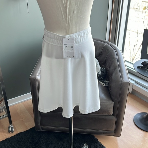 New NIKE Air Women's Pique A-Line Skirt Size XXL (White) - Picture 5 of 6